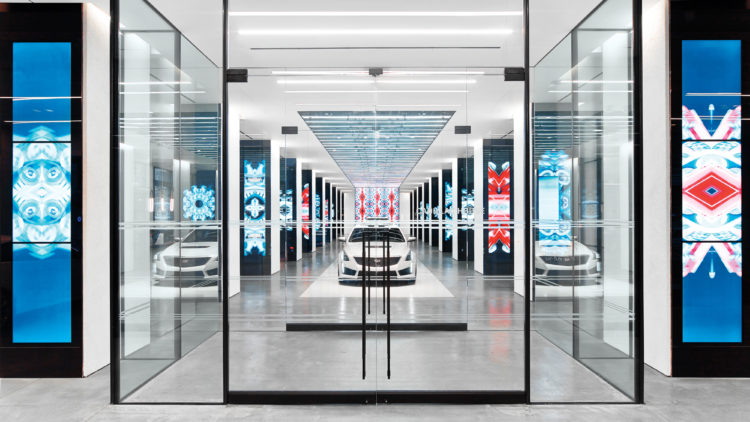 Cadillac House in Soho Manhattan -  -  - the Cadillac Brand scent  is now being diffused throughout the Soho Cadillac House and enhances of the experience of Cadillac for all clients who visit